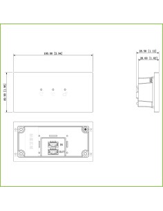 Kaufen DAHUA VTO4202F-ML modulare Außenstation für IP-Video-Türsprechanlage mit Anzeige für die Serien VTO4202F-X 2
