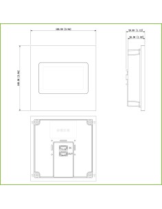 Acquistare DAHUA VTO4202F-MS Stazione Esterna Modulare per Videocitofono IP con Schermo da 3" per Serie VTO4202F-X 2