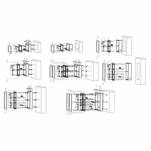 Acheter DAHUA VTO4202FB-P-S3 Station extérieure modulaire pour visiophone IP avec caméra pour les séries VTO4202FB. Couleur noir