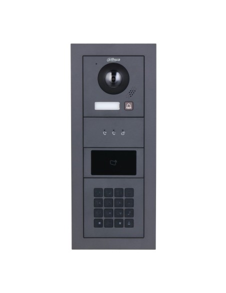 Acquistare DAHUA VTO4202FB-P1 Modulo esterno per videocitofono IP con telecamera e 1 pulsante per le serie VTO4202F-X. Colore ne