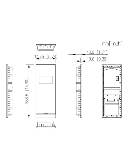 Kaufen DAHUA VTO6531H-S2 IP-Video-Türsprechanlagen-Außenstation mit 2MP-Kamera, Gesichtserkennung, Mifare, 4,3"-Display, IP65, Q