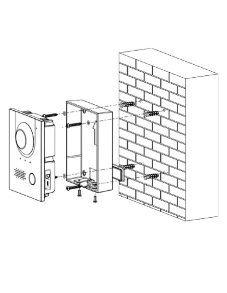 Comprar DAHUA VTM115-B Caja de montaje en superficie para VTO220xF-P. Color Negro