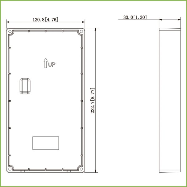 Comprar DAHUA VTM116-01 Caja de montaje para insertar para VTO322x1E-P / VTO622xE-P