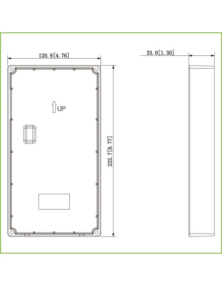 Comprar DAHUA VTM116-01 Caja de montaje para insertar para VTO322x1E-P / VTO622xE-P