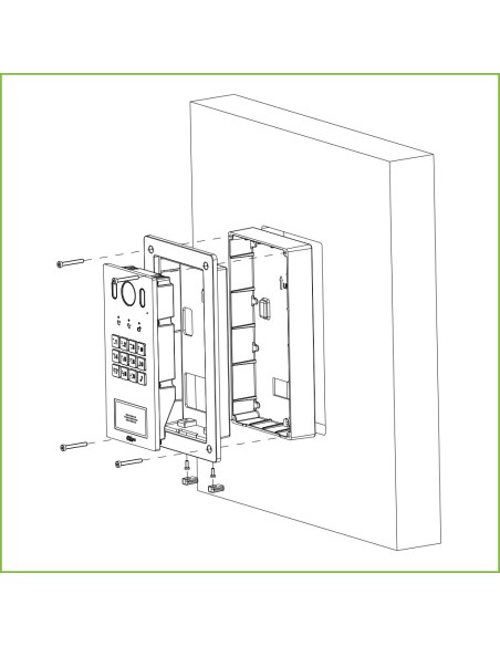 Comprar DAHUA VTM116-01 Caja de montaje para insertar para VTO322x1E-P / VTO622xE-P