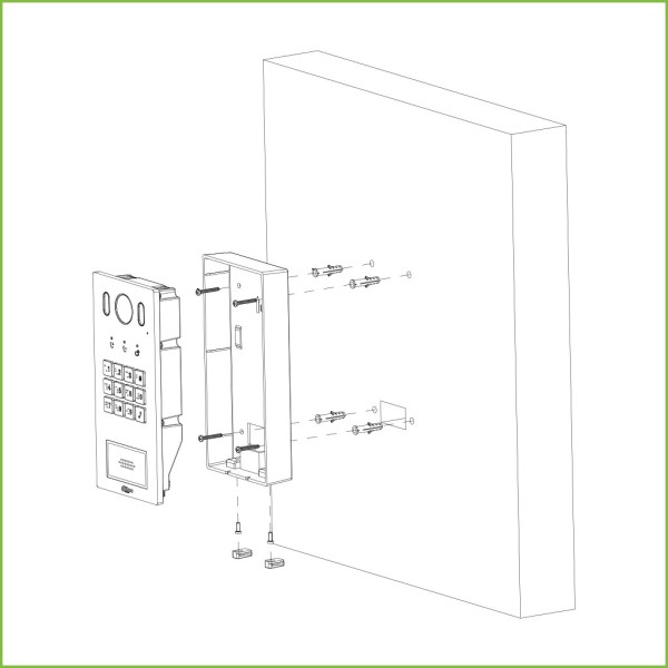 Acquistare DAHUA VTM117 Scatola di montaggio in superficie per VTO322xE-P / VTO622xE-P