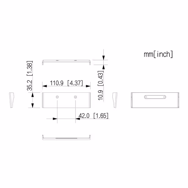 Kaufen Sie DAHUA VTM58 Zubehör für die WLAN‑Video-Türsprechanlagen der VTO33xxQ‑Serie. Farbe: Braun