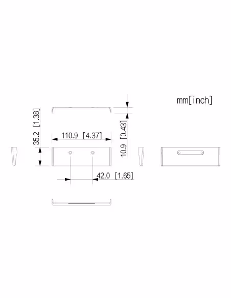 Kaufen Sie DAHUA VTM58 Zubehör für die WLAN‑Video-Türsprechanlagen der VTO33xxQ‑Serie. Farbe: Braun