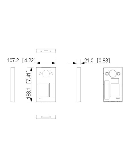 Acquistare DAHUA VTM58 Accessorio per i videocitofoni WiFi serie VTO33xxQ. Colore marrone