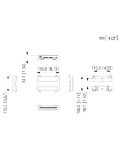 Acheter DAHUA ASC4201B-D Contrôleur 1 porte / 2 adresses pour rail DIN IP Wiegand RS-485 2