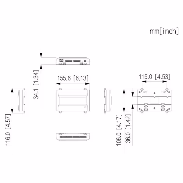 Acquistare DAHUA ASC4201B-D Controller 1 porta / 2 indirizzi per guida DIN IP Wiegand RS-485