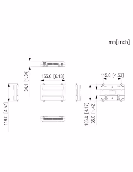 Acquistare DAHUA ASC4201B-D Controller 1 porta / 2 indirizzi per guida DIN IP Wiegand RS-485