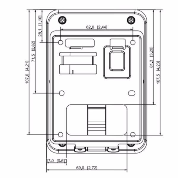 Comprar DAHUA ASR2100A-D Lector Proximidad EM RS485 Wiegand IP66