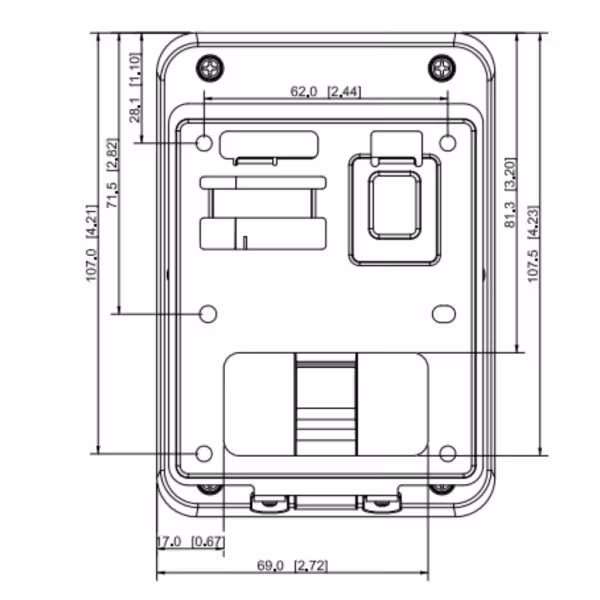 Kaufen DAHUA ASR2100A-ME Mifare/EM Proximity-Lesegerät RS485 Wiegand IP66