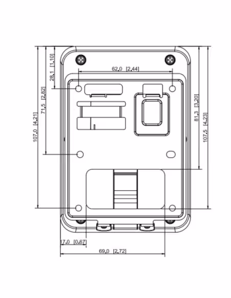 Kaufen DAHUA ASR2100A-ME Mifare/EM Proximity-Lesegerät RS485 Wiegand IP66