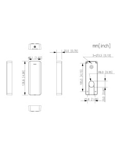 Acheter DAHUA ASR2100H Lecteur de proximité Mifare RS485 Wiegand IP66 2