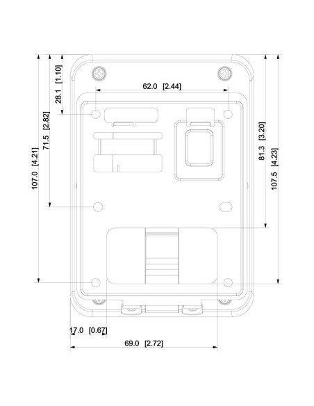 Comprar DAHUA ASR2101A-D Lector Proximidad EM con teclado RS485 Wiegand IP66