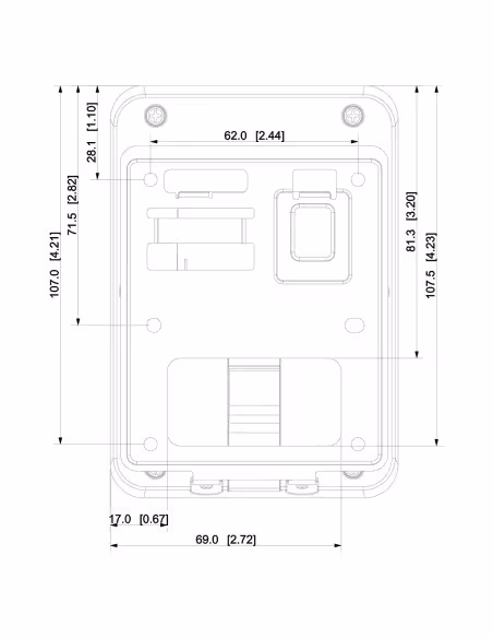 Acquistare DAHUA ASR2101A-D Lettore di prossimità EM con tastiera RS485 Wiegand IP66
