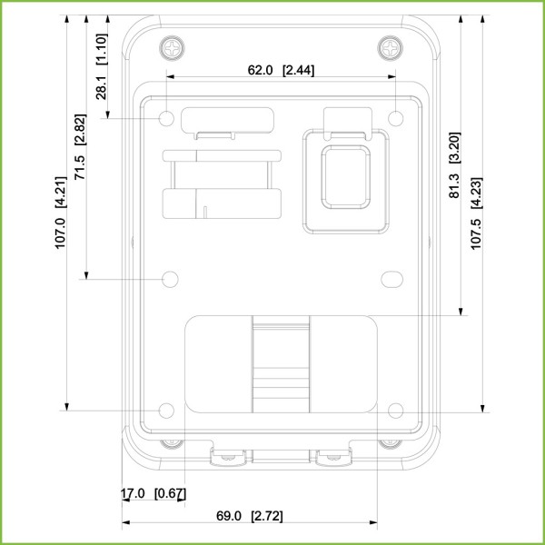 Comprare DAHUA ASR2101A-ME Lettore di prossimità Mifare/EM con tastiera RS485 Wiegand IP66
