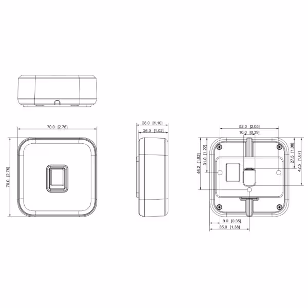 Acquistare DAHUA ASR2102A Lettore di prossimità Mifare + impronta digitale RS485 IP65