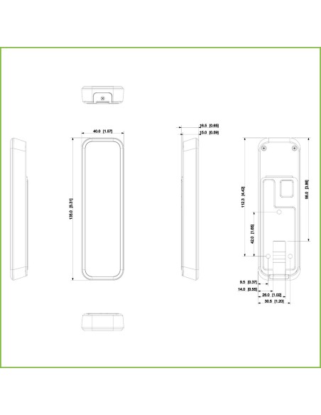 Acquistare DAHUA ASR2201A-D Lettore di prossimità EM RS485 Wiegand IP66 + Tastiera