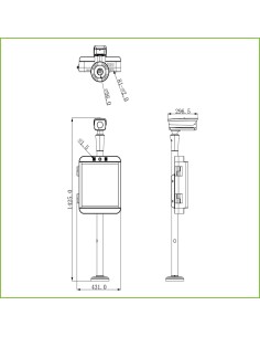 Acheter DAHUA IPMECS-2201C-IR KIT ANPR 2MP de contrôle des entrées et sorties de véhicules IA 2