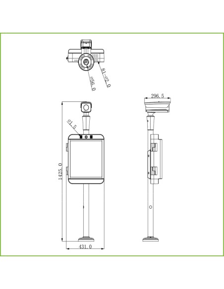 Acquistare DAHUA IPMECS-2201C-IR KIT ANPR 2MP per il controllo degli ingressi e delle uscite dei veicoli AI
