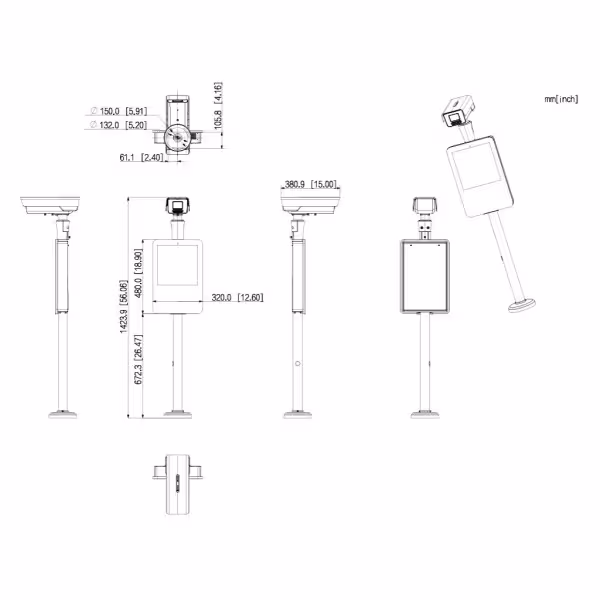 Acheter DAHUA IPMECS-2234-IZ KIT ANPR 4MP de contrôle des entrées et sorties de véhicules IA