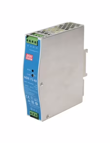 Acquistare MEAN WELL NDR-75-48 Alimentatore switching per guida DIN 76,8 W 48 Vcc 1,6 A