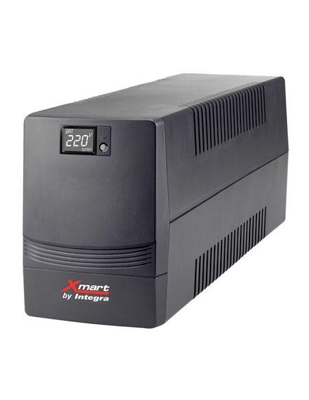 Acquistare XMART BY INTEGRA SAI-SUPRA-1101 UPS interattivo monofase 1100VA con schermo LCD 230V 4 Schuko USB RJ45