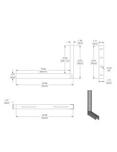 Acheter DRUTP DVRLOCKBOX-BRACKET Supports de type équerre pour installation horizontale de DVRLOCKBOX 2
