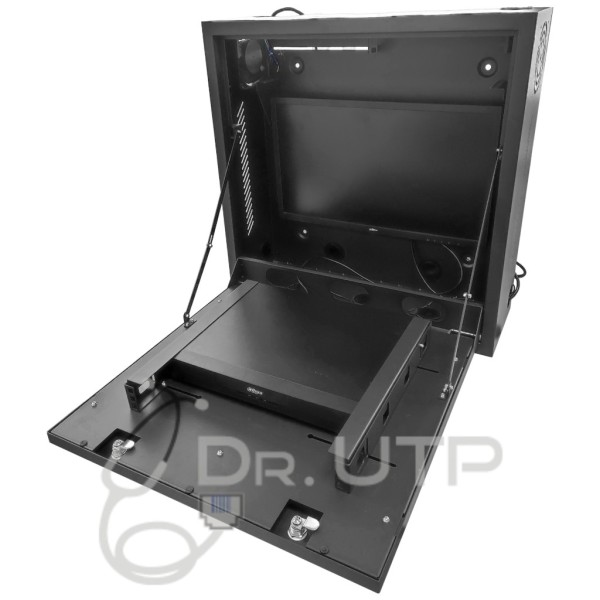 Kaufen Sie DRUTP VERTICALDVRBOX Vertikaler DVR-Schrank für Rekorder und Bildschirm mit 2 Schlüsseln, Ventilator und Kabeldurchfü