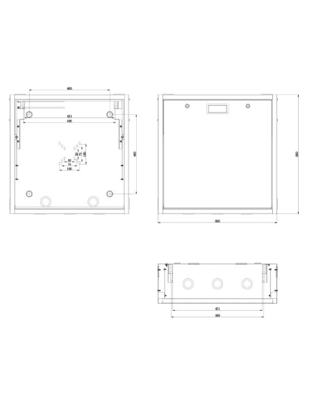 Acquista DRUTP VERTICALDVRBOX Armadio verticale per registratore e schermo con 2 chiavi, ventola e passacavi