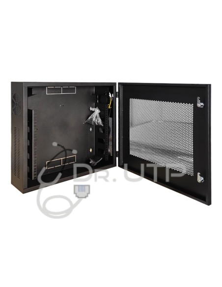 Acquista DRUTP LUXURYDVRBOX armadio rack verticale per apparecchiature standard rack da 19" 4U con 2 chiavi, ventola, passacavi 