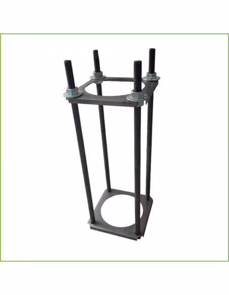 Comprar OEM KIT-BACULO-35-GRIS Báculo desmontable de 3,5m de altura en acero galvanizado de color gris con soporte para cámara y