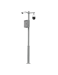Acheter OEM KIT-BACULO-45-GRIS Mât démontable de 4,5 m de hauteur en acier galvanisé de couleur grise avec support pour caméra e