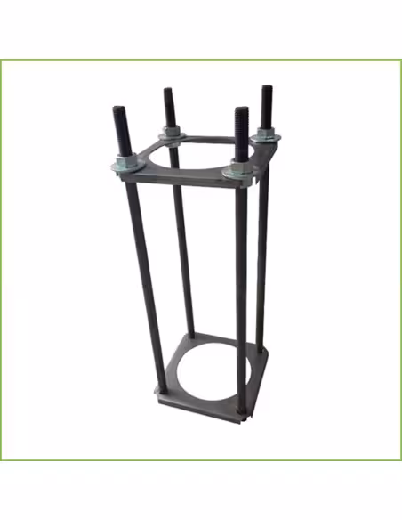Acquistare OEM KIT-BACULO-45-GRIS Palo smontabile alto 4,5 m in acciaio zincato di colore grigio con supporto per telecamera e