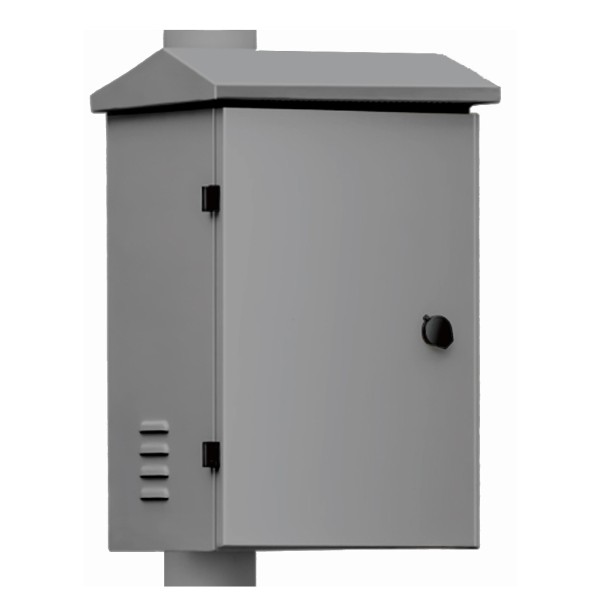 Acquistare OEM BACULO-CAJA-SH-22-GRIS INTEGRATION CABINET. Cassetta in acciaio 350x450x250 per palo da 6 m. Colore grigio