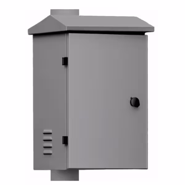Kaufen OEM BACULO-CAJA-SH-22-GRIS INTEGRATION CABINET. Stahlkasten 350x450x250 für einen 6-m-Mast. Farbe grau