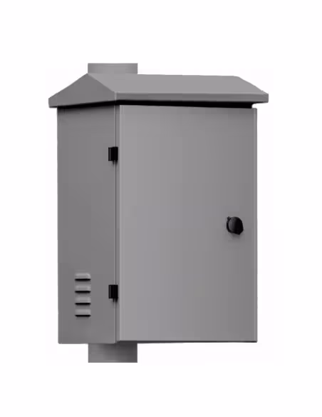 Kaufen OEM BACULO-CAJA-SH-22-GRIS INTEGRATION CABINET. Stahlkasten 350x450x250 für einen 6-m-Mast. Farbe grau