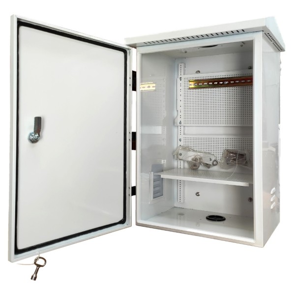Acheter OEM BACULO-CAJA-SH-25-BLANCO ARMOIRE D’INTÉGRATION. Boîtier en acier 600x400x300 pour mât de 6 m ou fixation murale. Cou