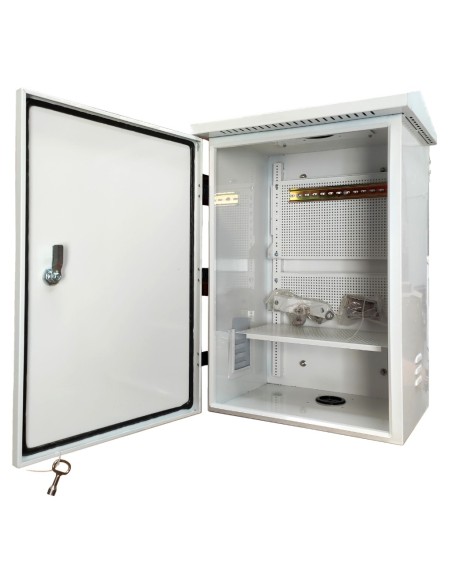 Comprare OEM BACULO-CAJA-SH-25-BLANCO INTEGRATION CABINET. Cassa in acciaio 600x400x300 per báculo da 6 m o parete. Colore bianc