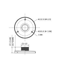 Acquistare DAHUA PFA103-V2 Adattatore filettato per SD29 2