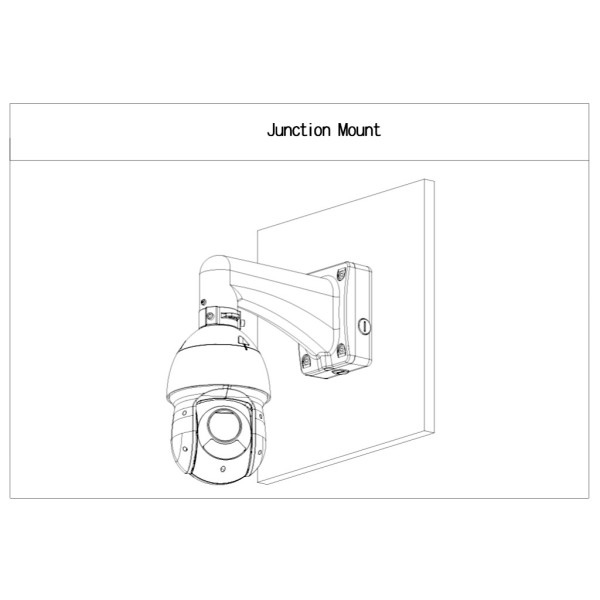 Comprar DAHUA PFA120-V2 Caja conexiones rectangular con anclaje en 4 puntos para PFW PFB300S PFB303W PFB305W PFB306W