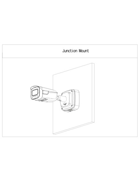 Acheter DAHUA PFA121-V3 boîte de jonction rectangulaire IP66 étanche (waterproof) pour caméras Dahua avec fixation en 4 points