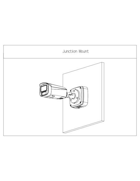 Kaufen DAHUA PFA122-V3 rechteckige IP66 wasserdichte Anschlussdose für Dahua-Kameras mit 3-Punkt-Befestigung