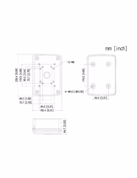 Comprar DAHUA PFA126 Caja conexiones IP66 para Domos motorizados
