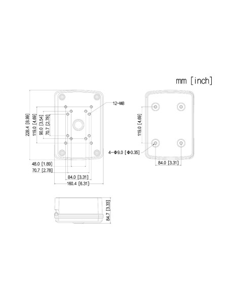 Acquistare DAHUA PFA126 Scatola di giunzione IP66 per dome motorizzate