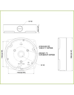 Acheter DAHUA PFA132-E Boîte de jonction pour EBW8, EBW3 2