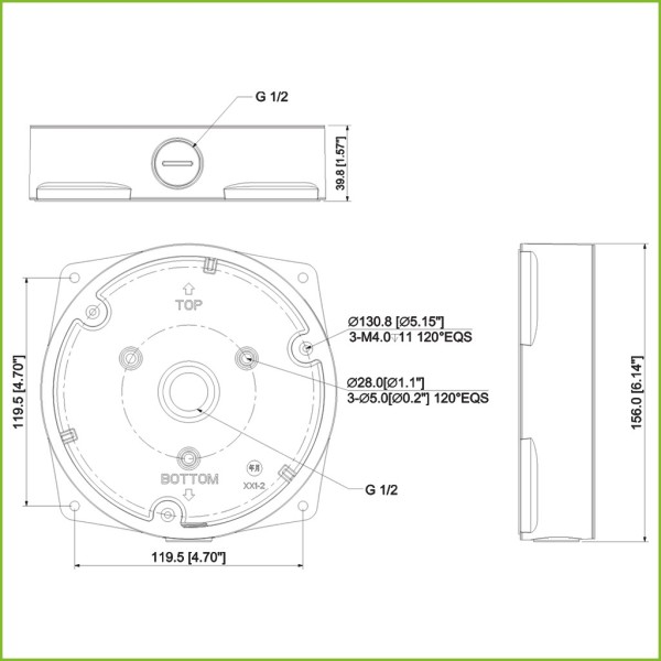 Acheter DAHUA PFA132-E Boîte de jonction pour EBW8, EBW3